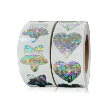 Heart Sticky Note Labels for Wedding Decor and Seal Stickers