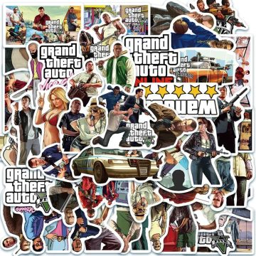 Grand Theft Auto GTA5 Sticker for Laptop Car Motorcycle Skateboard