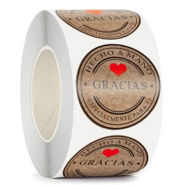 Kraft "Gracias" Spanish Thank You Stickers