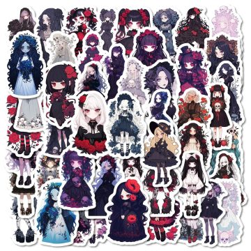 Anime Dark Series Stickers Graffiti Style Decals for Wall and DIY Decor