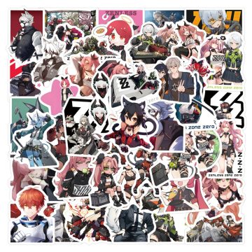 Zenless Zone Zero Game Stickers - Cartoon Decals for Luggage Laptop Phone DIY Graffiti