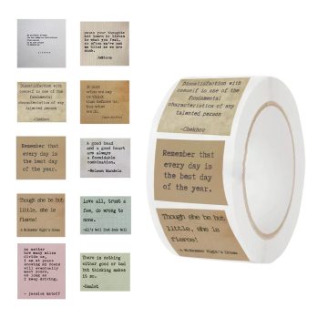 Motivational Bible Verse Stickers for Laptops & Scrapbooks