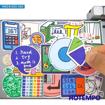 Funny Science Formula Stickers for Journals and Scrapbooks