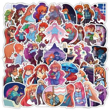 Celeste Game Cartoon Stickers for Laptop, Phone, Scooter, Suitcase, Water Cup, Stationery, and Refrigerator