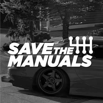 Save the Manuals Sticker - Automotive Exterior Accessory Vinyl Decal