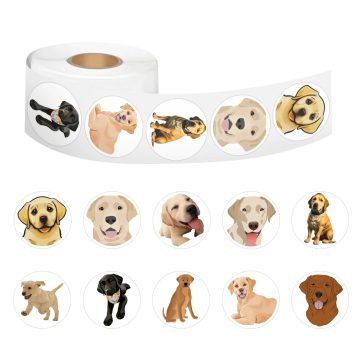 Animal Dog Reward Stickers Envelope Praise Student Stationery Seal Labels