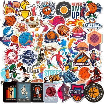 Cartoon Basketball Stickers