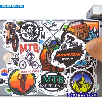 Downhill Mountain Bike Stickers for Helmets and Bikes