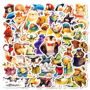 Animal Graffiti Stickers for Wall and DIY Decoration
