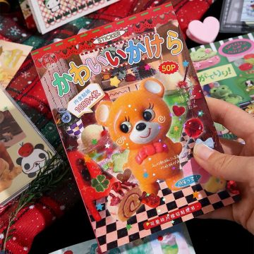 Cute Fragment Series Sticker Book Y2K Scrapbooking Supplies