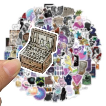 Pharmacist Horror Gothic Graffiti Stickers For Phone Laptop Car