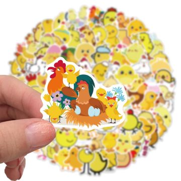 Cute Chicken Animal Stickers for Handbook, Scrapbooking, Phone, Laptop, Wall, Car