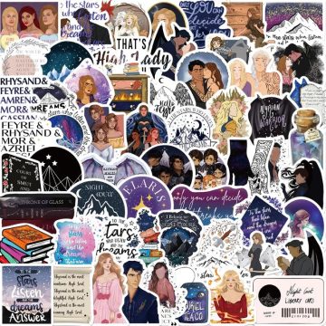 ACOTAR Stickers for Laptop, Cup, Fridge, and Phone