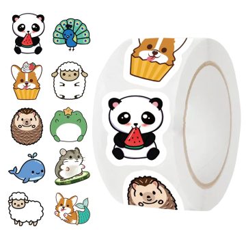 Panda Cartoon Graffiti Stickers - DIY Phone Guitar Laptop Waterproof Kids Toys