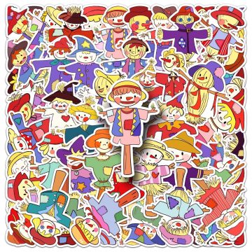 Scarecrow Graffiti Kids Stickers Laptop Notebook Skateboard Motorcycle