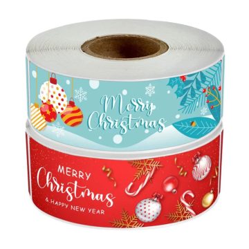 Cute Santa Claus Christmas Stickers Gift Wrapping and Package Seals