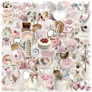Ballet Girl Waterproof Stickers for Scrapbooking and Tech