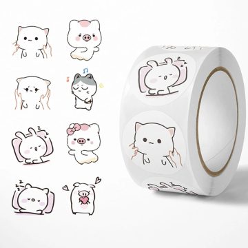 Motivational Animal Stickers for Student Gift Packaging