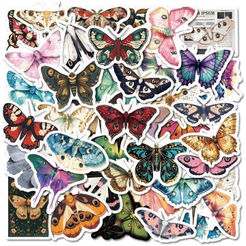 Butterfly Cartoon Animal Stickers - Graffiti Decals for Luggage Laptop Bike Car