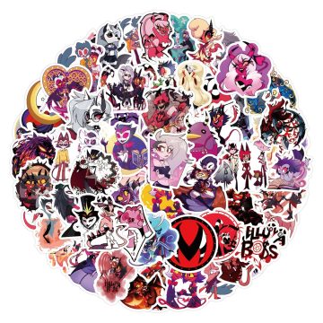 Helluva Boss Anime Graffiti Stickers - Waterproof Decoration for Tech & DIY
