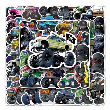 Bigfoot Car Cartoon Waterproof Stickers