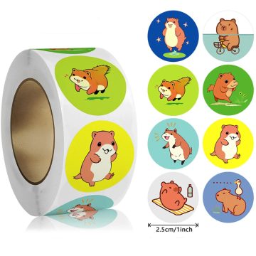 Animals Encourage Children Paper Thank You Stickers - Gift Sealing Scrapbooking Decor