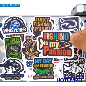 Funny Fishing Stickers for Boats and Outdoor Gear