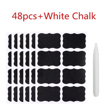 Blackboard Chalkboard Label Stickers Waterproof Kitchen Jar Labels