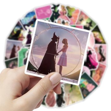 Wicked Magic Cartoon Stickers - Movie Theme Decals